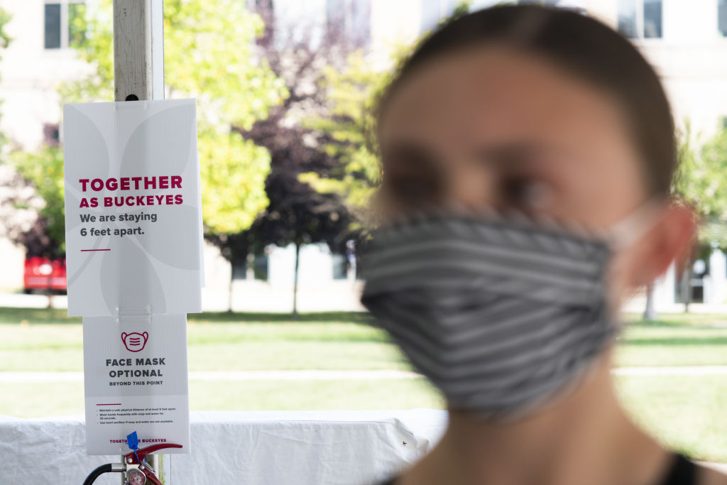 Ohio State University Reopens For In-Class Learning