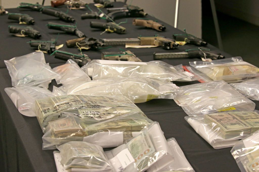 Federal gun and drug bust