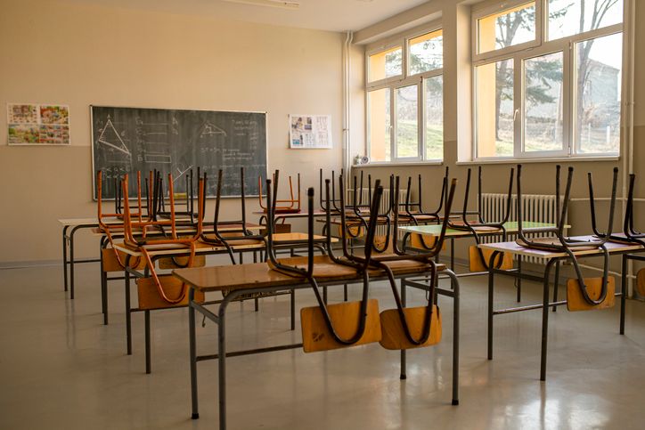 Empty classroom