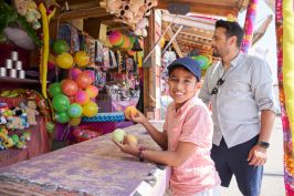Games at the funfair