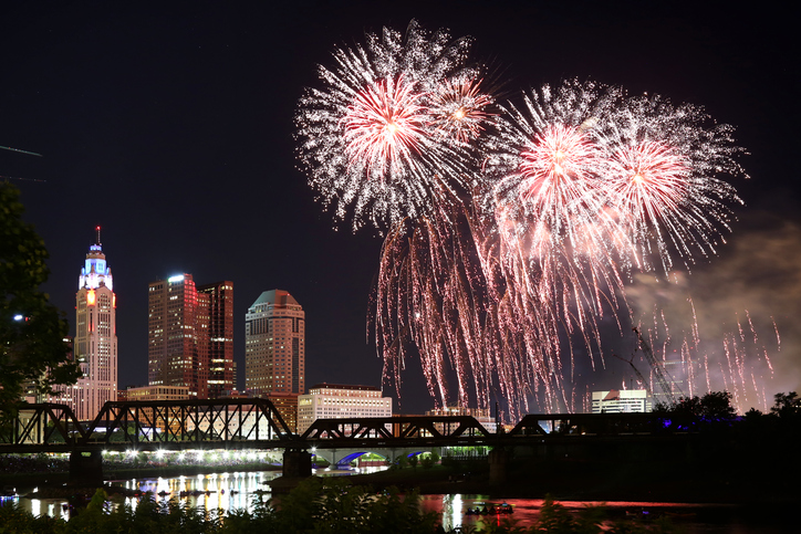 Red, White & BOOM! (Columbus, centro de la ciudad, 3 de julio):