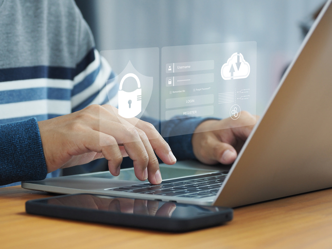 Cyber security and privacy concept to protect personal data