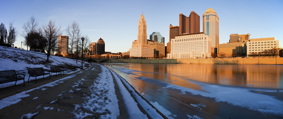Winter in Columbus, Ohio