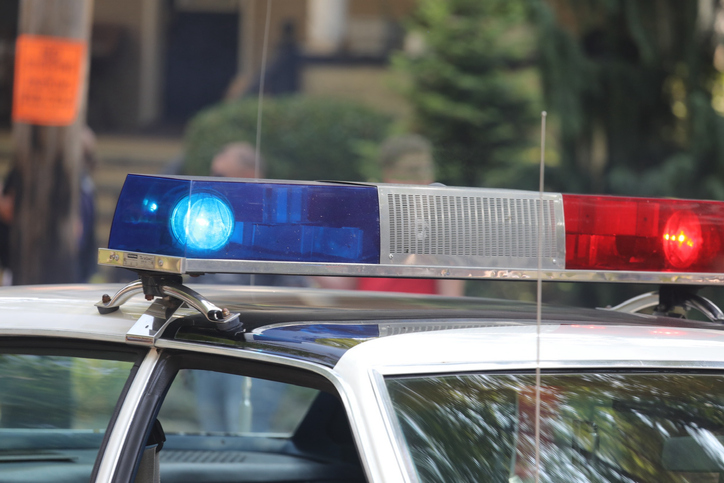 Police car - crime concepts