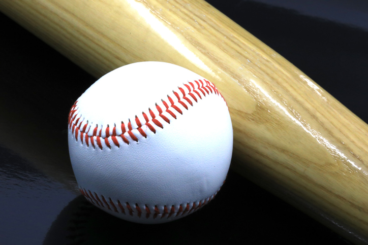 Baseball game ball gear close-up