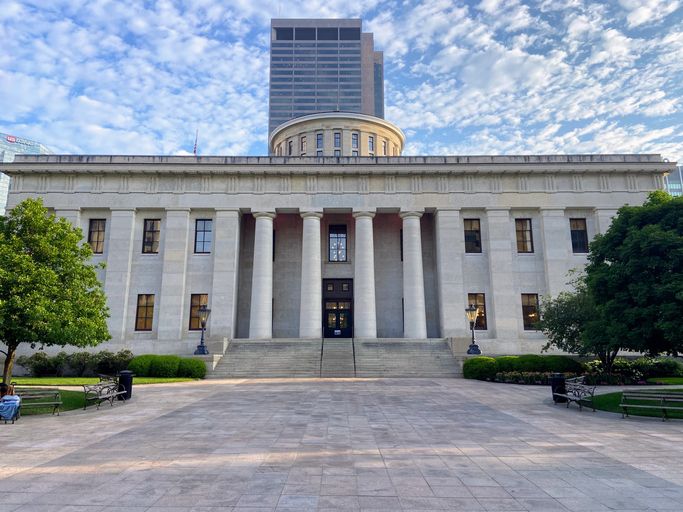 Ohio State Capitol Building in Columbus