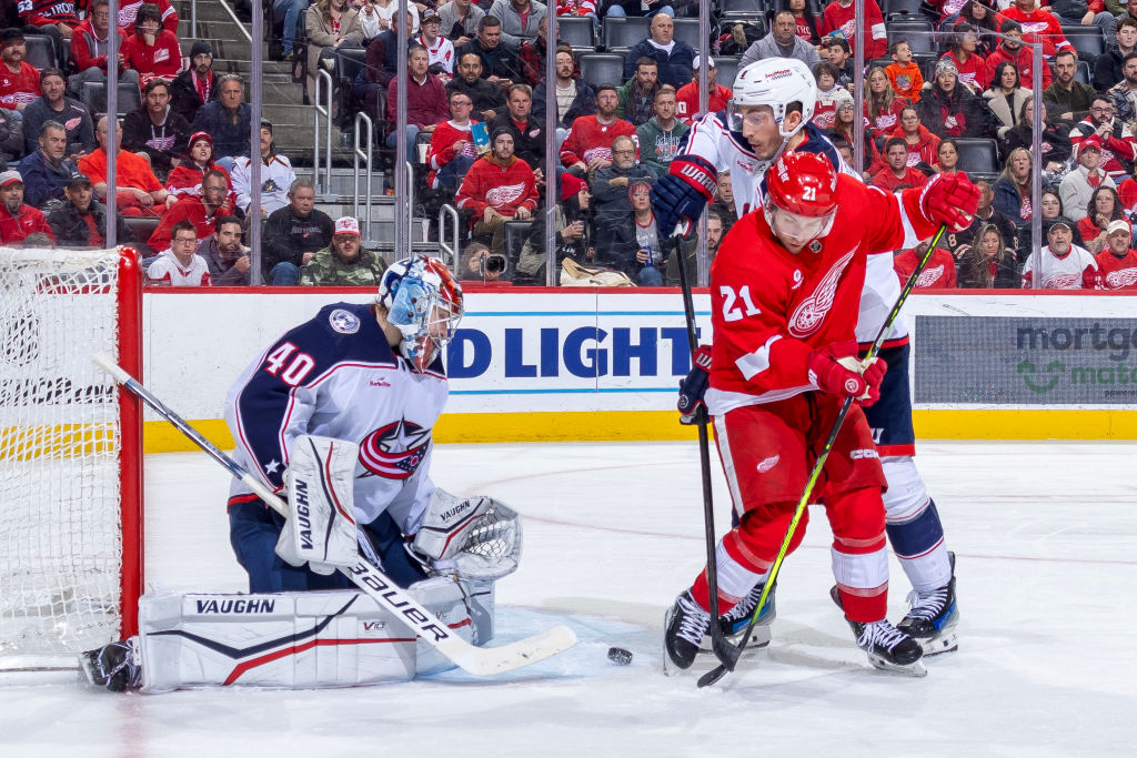 Columbus Blue Jackets v Detroit Red Wings