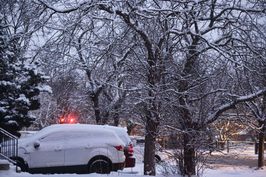 Toronto Gets Hit By Winter Snowstorm