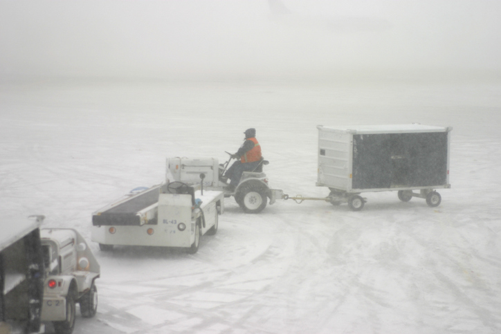 Aiport in winter