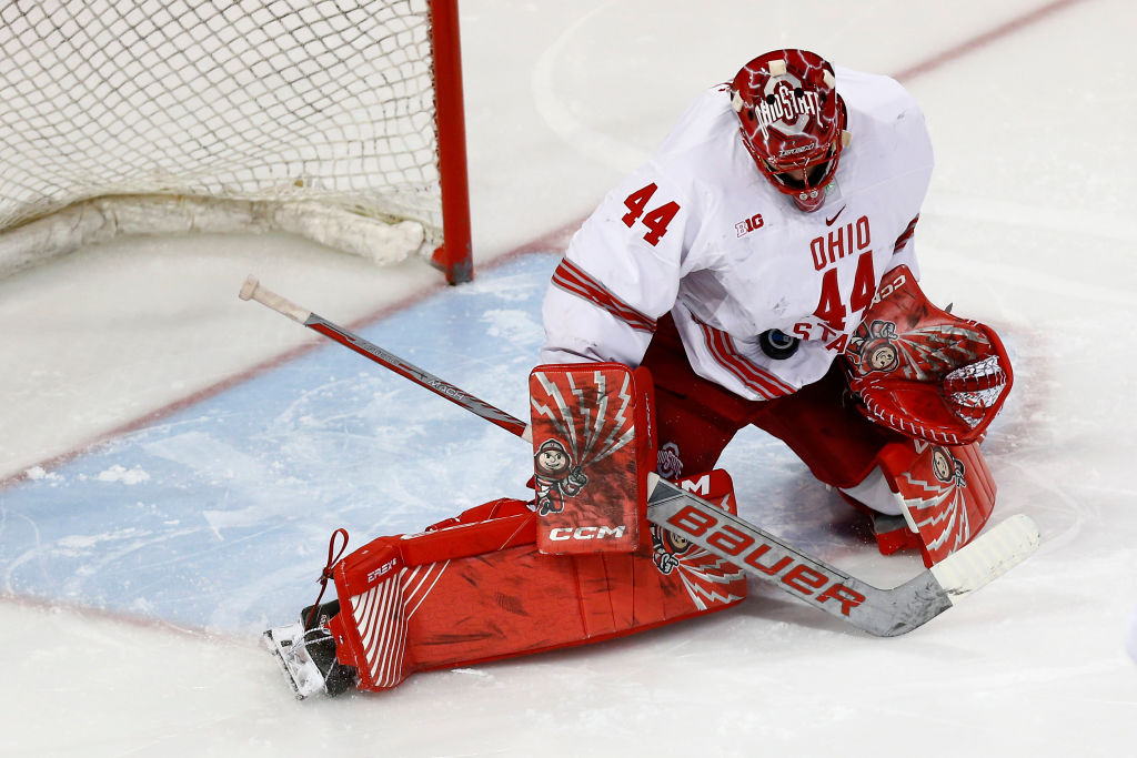 COLLEGE HOCKEY: FEB 10 Ohio State at Notre Dame