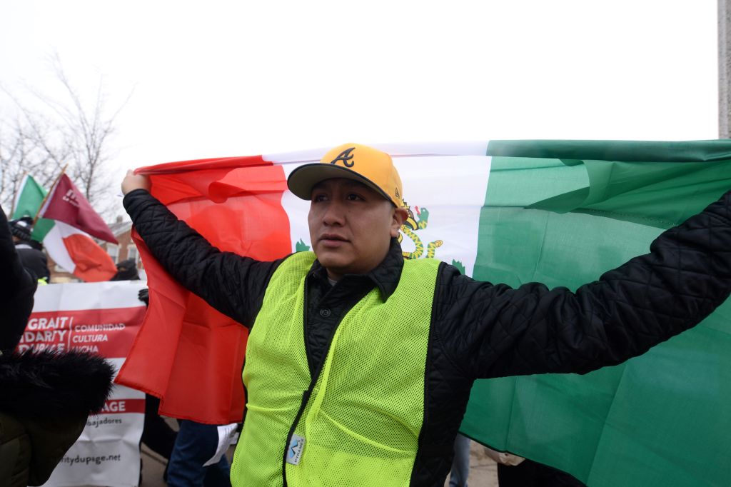 Pro-immigrant protest in Chicago
