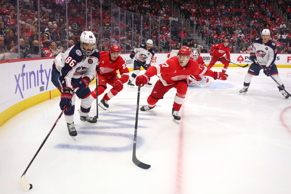 Columbus Blue Jackets v Detroit Red Wings