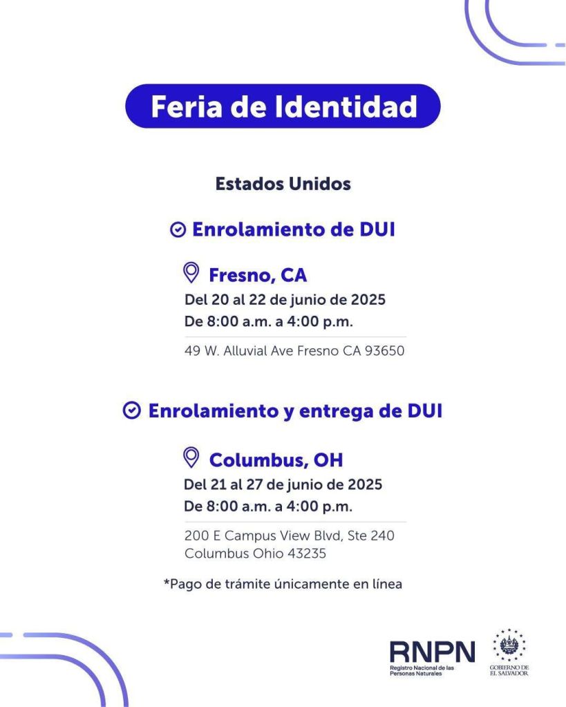 Feria de Identidad en Columbus, Ohio