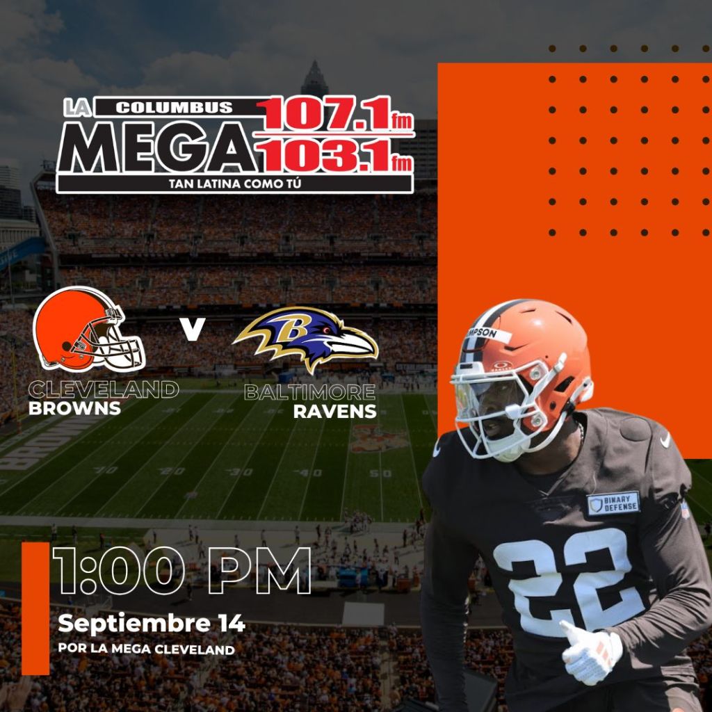 Browns vs Ravens: La Mega Columbus transmite el duelo divisional
