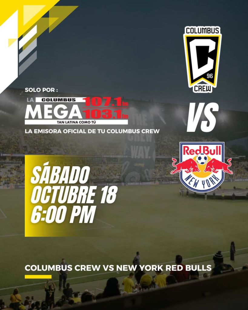 Columbus Crew busca cerrar la temporada regular con triunfo ante New York Red Bulls