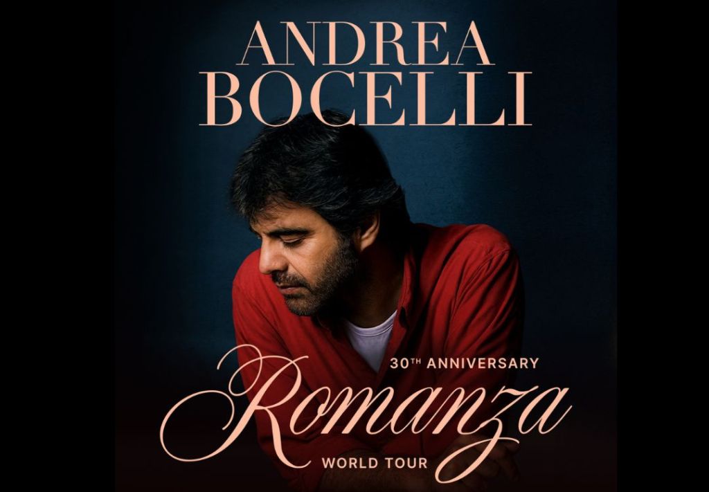 Andrea Bocelli iniciará en Columbus su gira del 30º aniversario