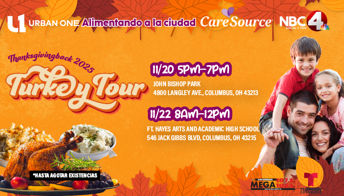 Turkey Tour 2025: Entrega de pavos gratis en Columbus / creative services