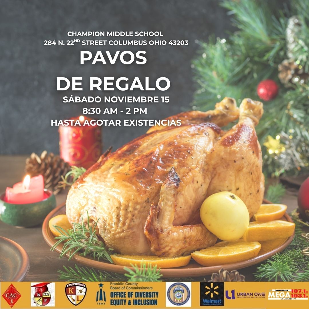 Entrega gratuita de pavos en Champion Middle School