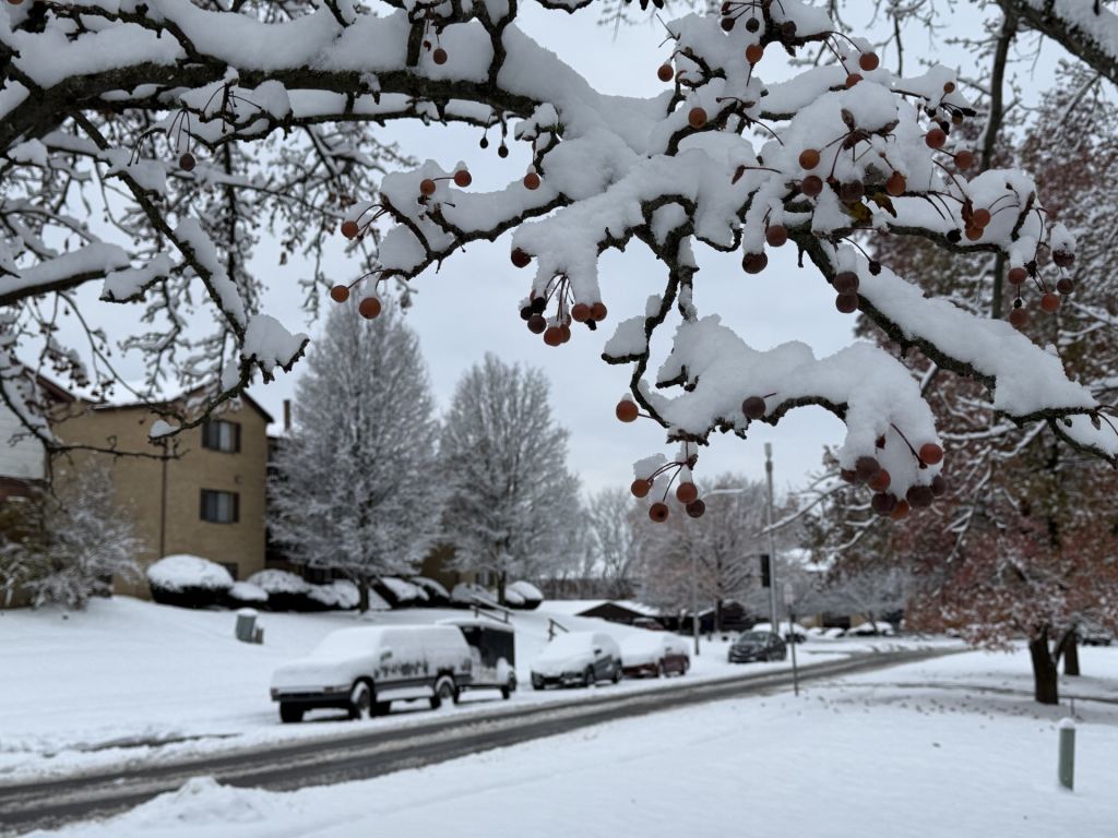 Carreteras bajo nieve en COL-CIN-CLE-IND, diciembre 2025