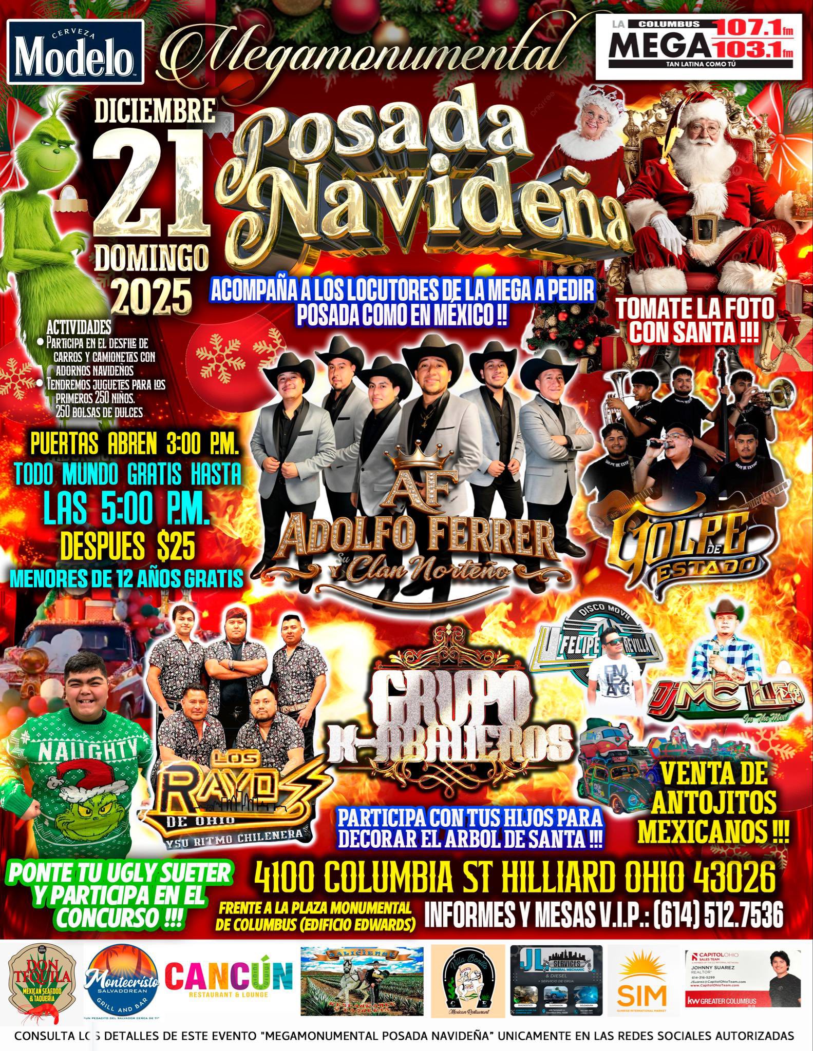 La Mega celebra a lo grande la Posada Navideña para latinos