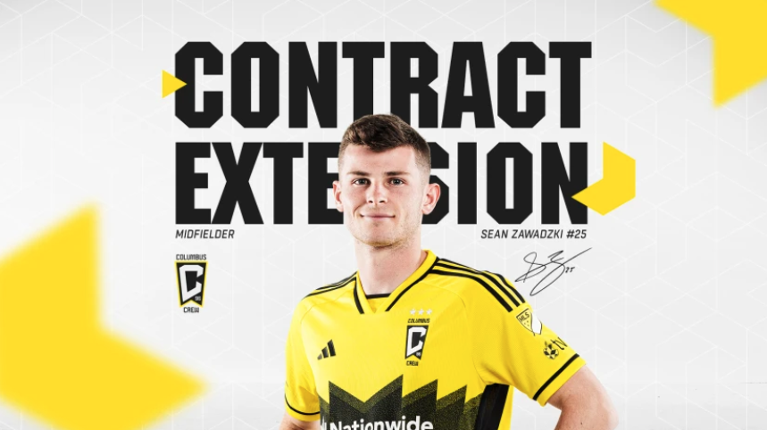 Columbus Crew extiende a Sean Zawadzki hasta 2030