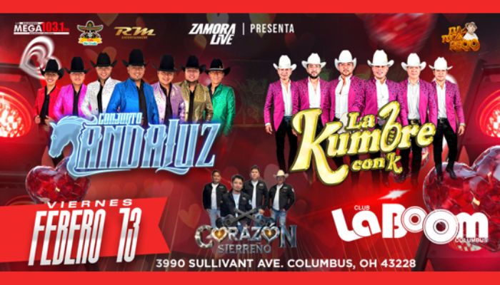 La Boom Columbus - La Kumbre con K en La Boom viernes 13 de Febrero