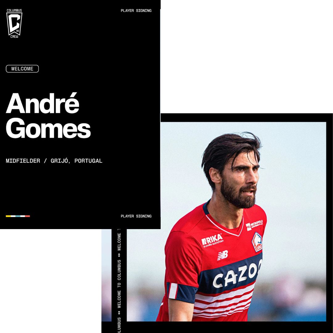 Columbus Crew ficha al mediocampista luso André Gomes