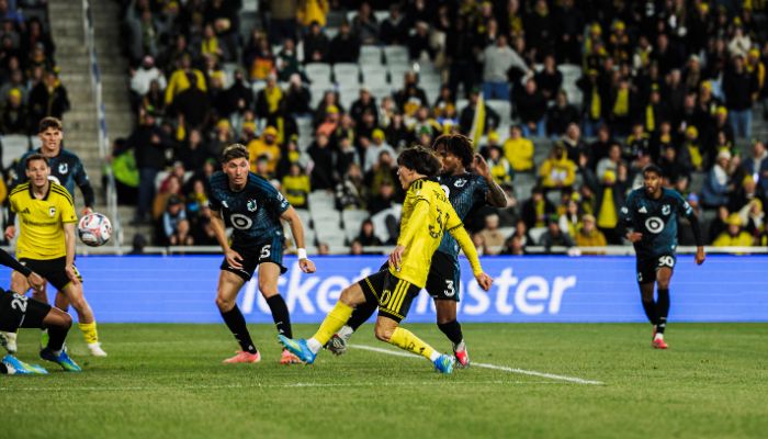 Columbus crew cae 2-3 ante Minnesota United